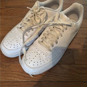 Nike All-White Athletic Shoes